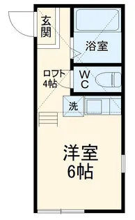ユナイト追浜オルレアン【2階】の間取り