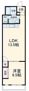 関口ハイムもとすみ【1階】の間取り