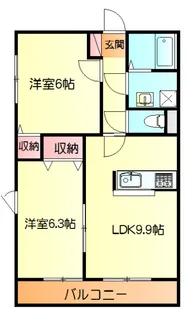 メープルガーデン【3階】の間取り