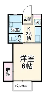 ハイツハピネス【2階】の間取り