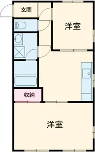 レジデンスよしい【3階】の間取り