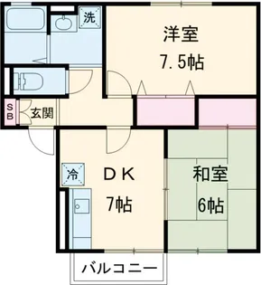 シャルマンB【101号室】の間取り