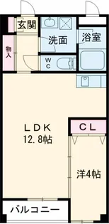 ラシーム高崎【203号室】の間取り