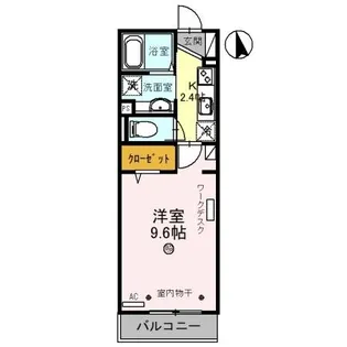 セジュールK【2階】の間取り