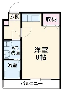 レジデンスいちかわ【2階】の間取り