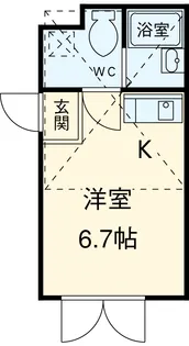 プリマ壱番館【104号室】の間取り