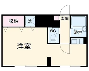ソシエ南林間【203号室】の間取り
