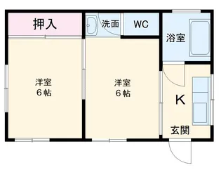 渡邉荘【1号室】の間取り