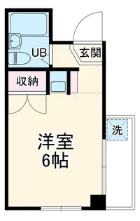 エルミタージュ【201号室】の間取り