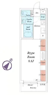 リブリ・オリンピア【2階】の間取り