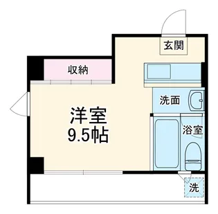 シャイン元住吉【3階】の間取り