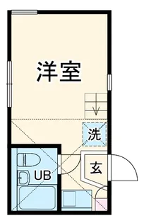 ユナイトステージ汐入弐番館【101号室】の間取り