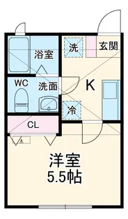 ディオニソス【103号室】の間取り