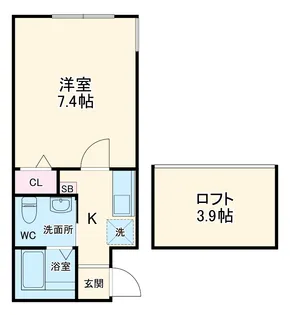 エルヴールⅡ【2階】の間取り