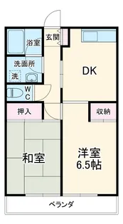 グリーンハイツ元住吉【103号室】の間取り
