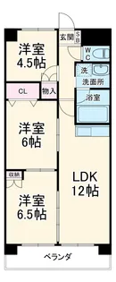 ベレーザ末永【5階】の間取り