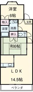 パームタウン今池【2階】の間取り