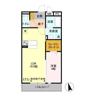 パークフラッツ【2階】の間取り