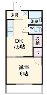 リバーサイド矢上【103号室】の間取り