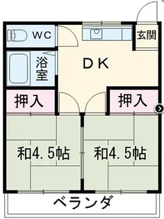 コーポフェニックス【301号室】の間取り