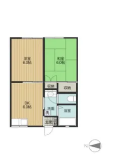 ドリームタケ【1階】の間取り