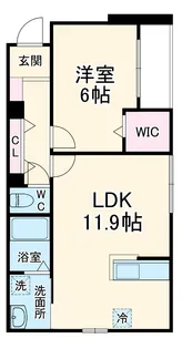プレジオ高津【2階】の間取り