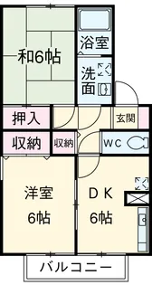 トレファルコA棟【102号室】の間取り