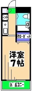 サンハイツ習志野【4階】の間取り