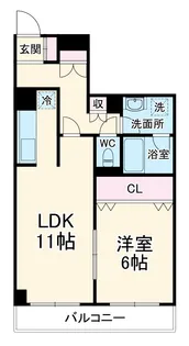 マンション峰岸【3階】の間取り
