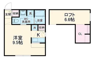 プリマガーデン弐番館【204号室】の間取り