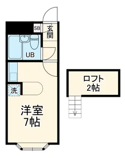 ベルピア安浦第3【206号室】の間取り