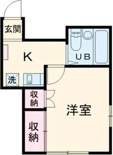 コーポM【102号室】の間取り