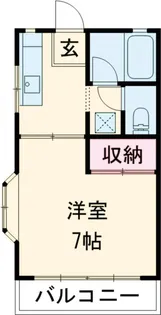 コーポ栄幸【101号室】の間取り