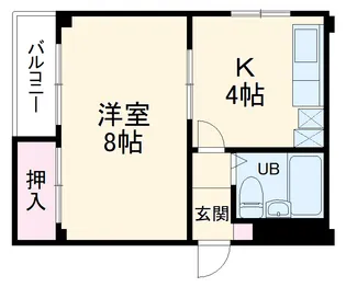 サンヒルズ元住吉【3階】の間取り