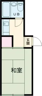 水心荘【1-A号室】の間取り