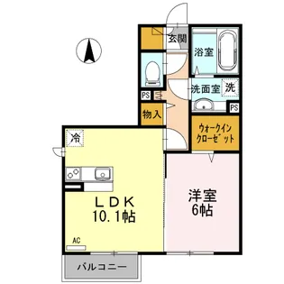 ティルタ サリ【2階】の間取り