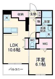 プリンシピオ ヒサリコ【2階】の間取り