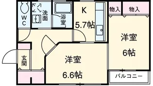 PRECIOUS DEAL A【2階】の間取り