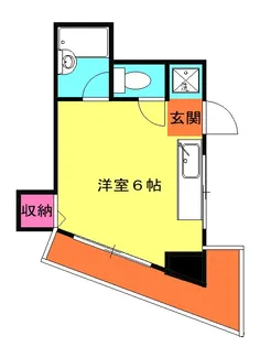 ベルエキップ【401号室】の間取り