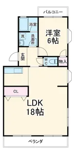 東栄サンハイツ【401号室】の間取り