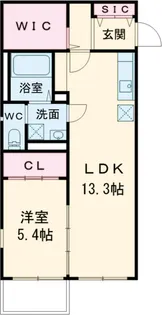 マデラシトリン【105号室】の間取り