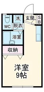 フロンティアⅠC棟【1階】の間取り