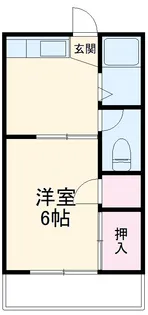 メゾン・ド・新町Ⅰ【202号室】の間取り