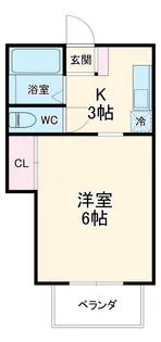 プレインメゾネット【102号室】の間取り