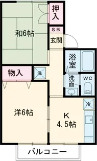 プラージュ【103号室】の間取り