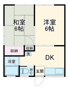 いさみハイツ【1階】の間取り