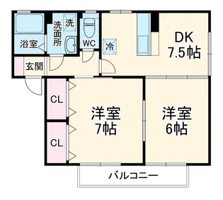 ルミエール植出【2階】の間取り