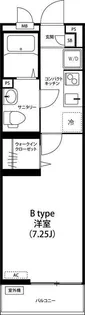 リブリ・ガーディーニア【3階】の間取り