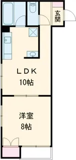 クオリティハイツⅢ【2階】の間取り