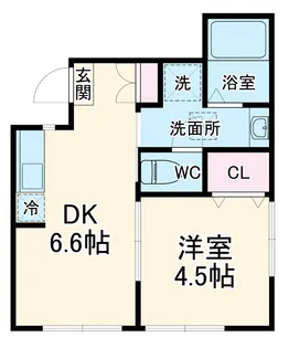 フォレストK【1階】の間取り